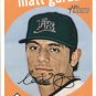 2008 Topps Heritage Black Back 91 Matt Garza