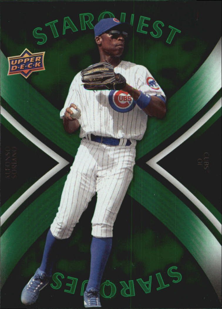 2008 Upper Deck First Edition Star Quest SQ23 Alfonso Soriano