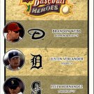 2008 Upper Deck Heroes 194 Brandon Webb/Justin Verlander/Felix Hernandez 2008 Upper Deck Heroes 194 Brandon Webb/Justin Verlander/Felix Hernandez