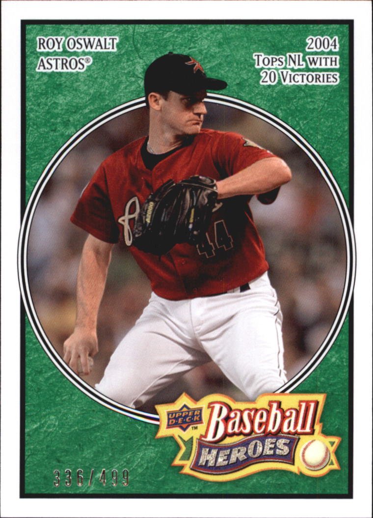 2008 Upper Deck Heroes Emerald 76 Roy Oswalt