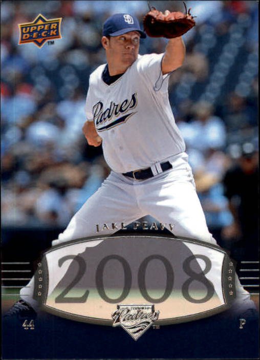 2008 Upper Deck Timeline 289 Jake Peavy 04 TT