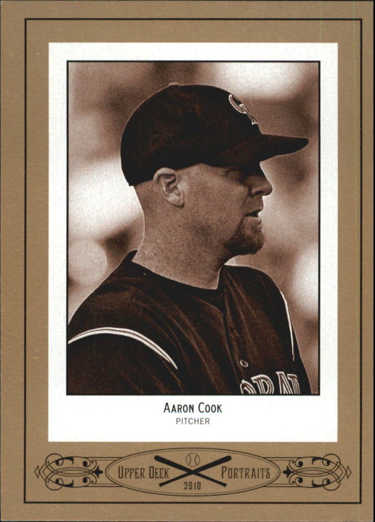 2010 Upper Deck Portraits SE26 Aaron Cook