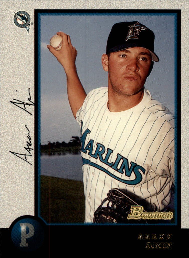1998 Bowman 128 Aaron Akin
