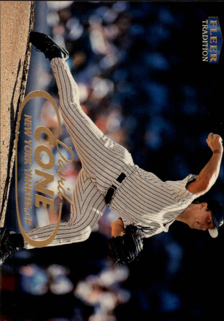 1998 Fleer Tradition 77 David Cone