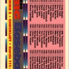 1990 Topps Big 220 Checklist 111-220 1990 Topps Big 220 Checklist 111-220