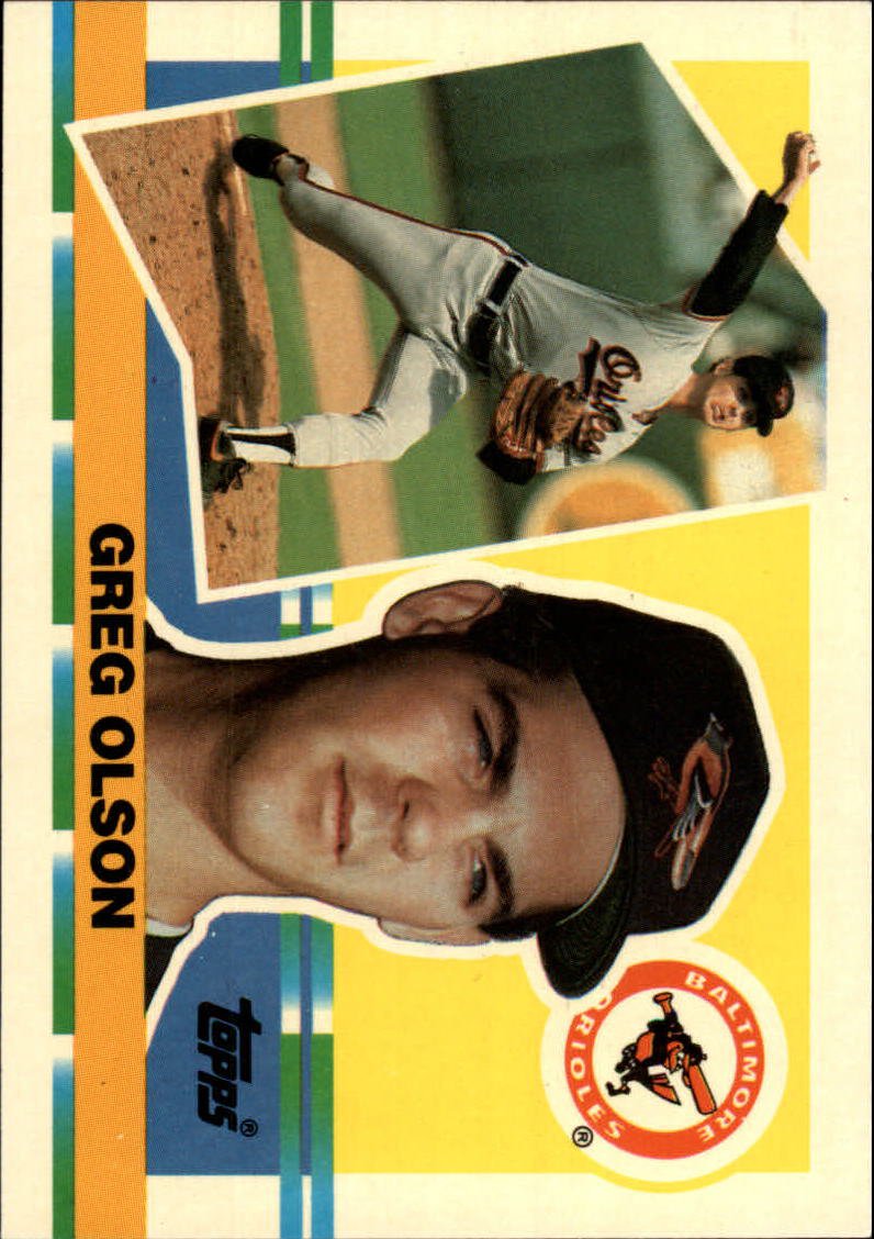 1990 Topps Big 241 Greg Olson