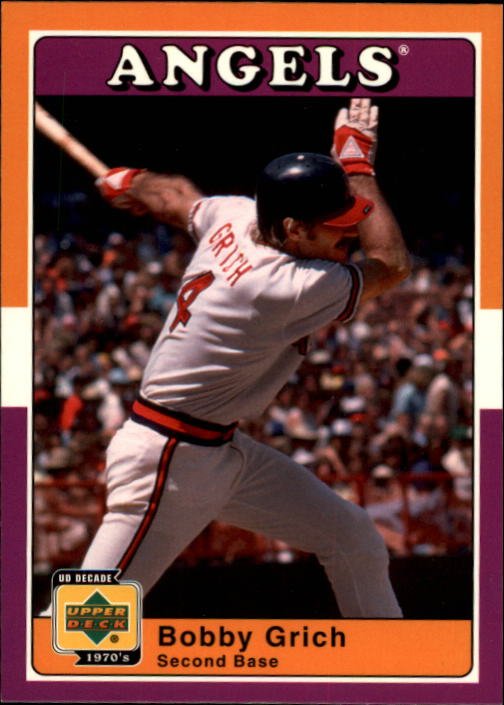 2001 Upper Deck Decade 1970's 3 Bobby Grich