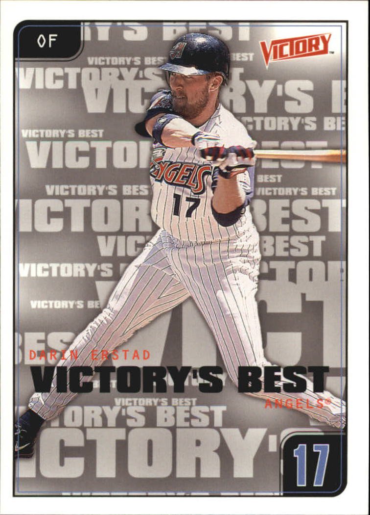 2001 Upper Deck Victory 656 Darin Erstad VB