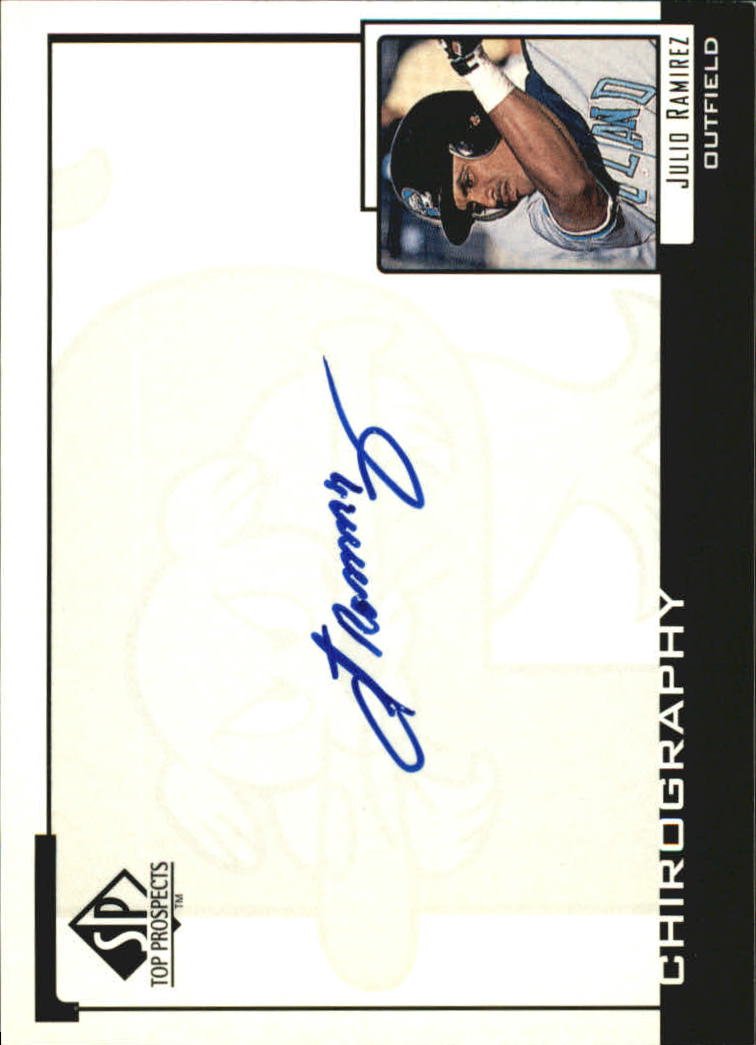 2000 SP Top Prospects Chirography JR Julio Ramirez