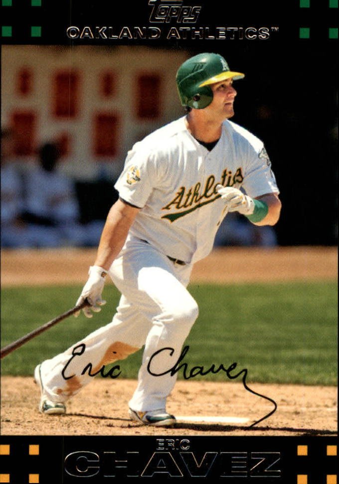 2007 Topps Red Back 487 Eric Chavez