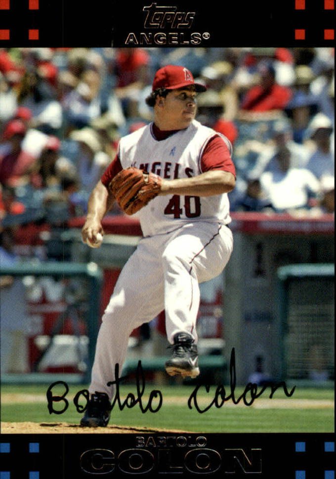 2007 Topps Red Back 516 Bartolo Colon