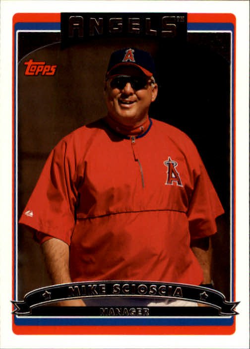 2006 Topps 586 Mike Scioscia MG