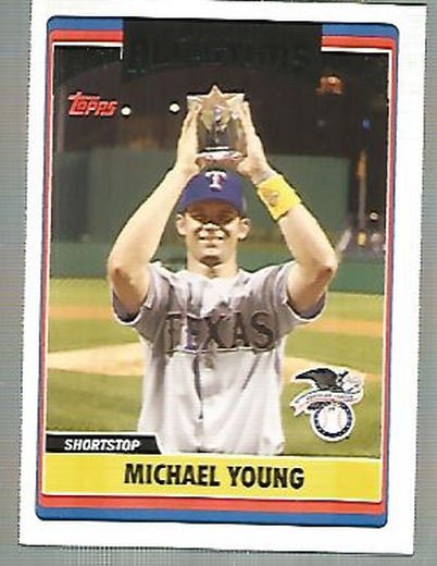 2006 Topps Update 252 Michael Young AS