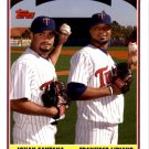 2006 Topps Update 328 Francisco Liriano/Johan Santana CD 2006 Topps Update 328 Francisco Liriano/Johan Santana CD
