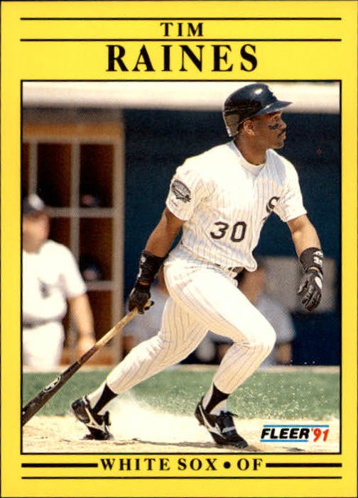 1991 Fleer Update 15 Tim Raines