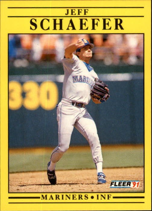 1991 Fleer Update 56 Jeff Schaefer