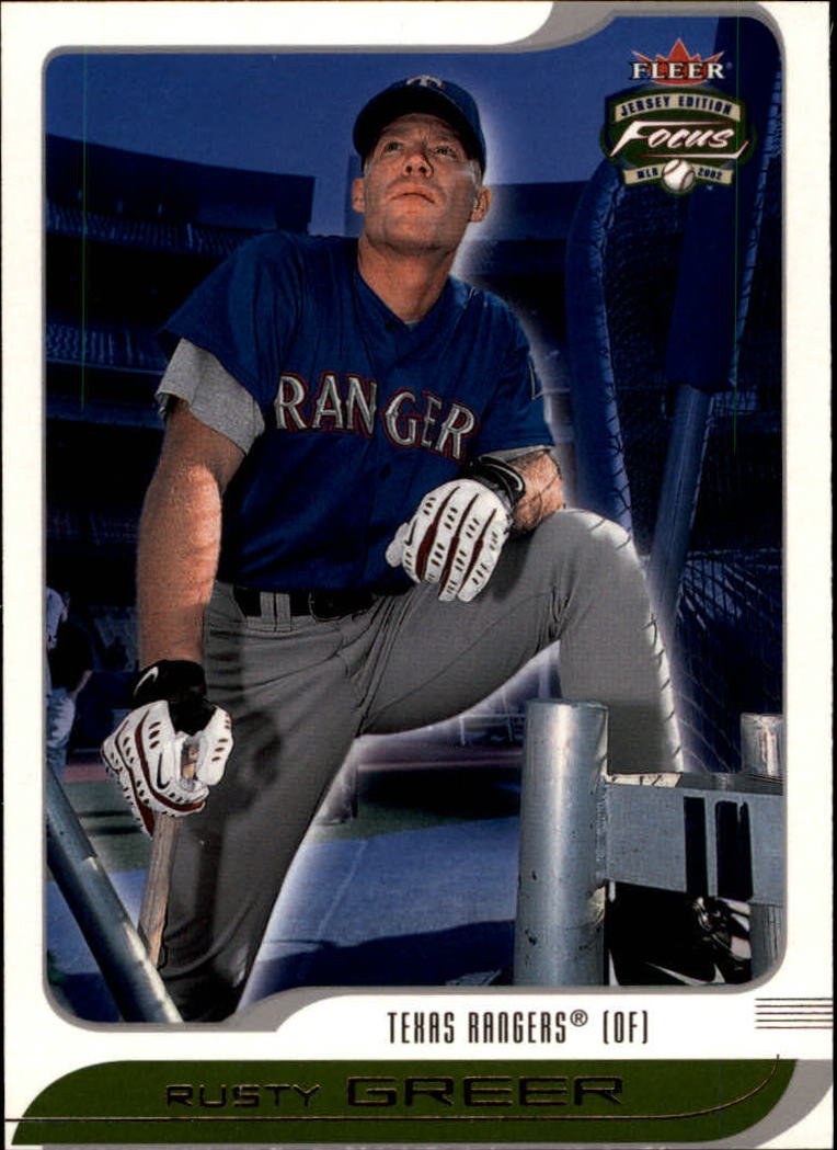 2002 Fleer Focus JE 7 Rusty Greer