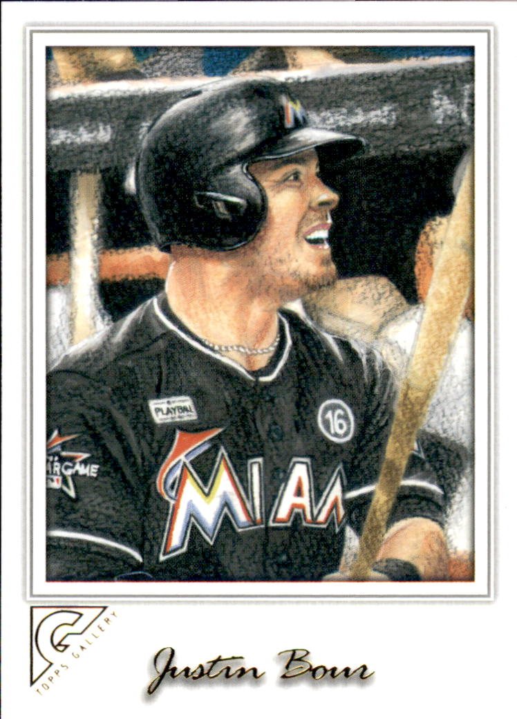 2017 Topps Gallery 30 Justin Bour
