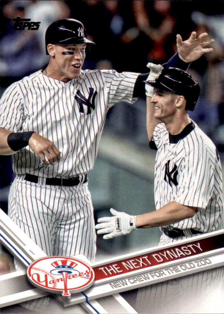 2017 Topps Update US148 The Next Dynasty/Aaron Judge/Greg Bird