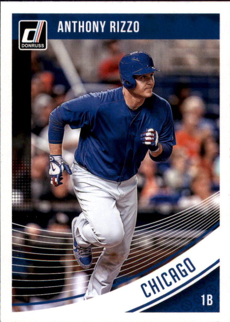 2018 Donruss Variations 141 Anthony Rizzo