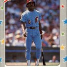 1988 Fleer Star Stickers 110 Juan Samuel