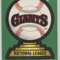 1988 Fleer Team Stickers 66 San Francisco Giants