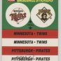 1988 Fleer Team Stickers 39 Minnesota Twins/Black Stitch/Pittsburgh Pirates/Old logo