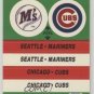 1988 Fleer Team Stickers 69 Seattle Mariners/Chicago Cubs