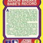 1988 Score Great Moments in Baseball Magic Motion Trivia #22 Hank Aaron