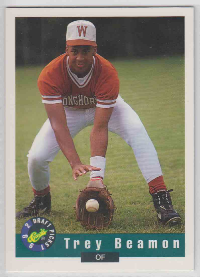 1992 Classic Draft Picks 44 Trey Beamon