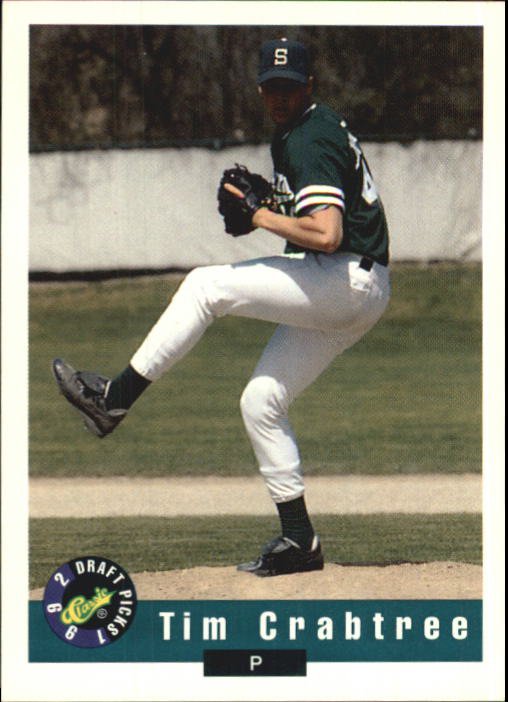 1992 Classic Draft Picks 45 Tim Crabtree