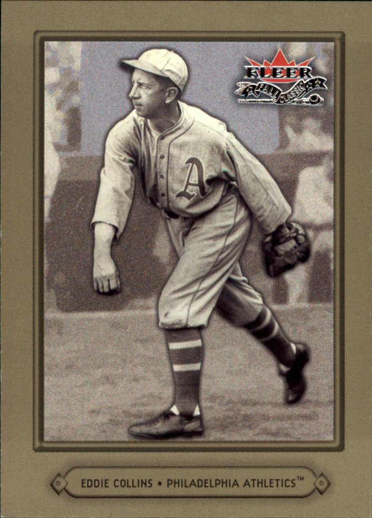 2002 Fleer Fall Classics 43A Eddie Collins A's