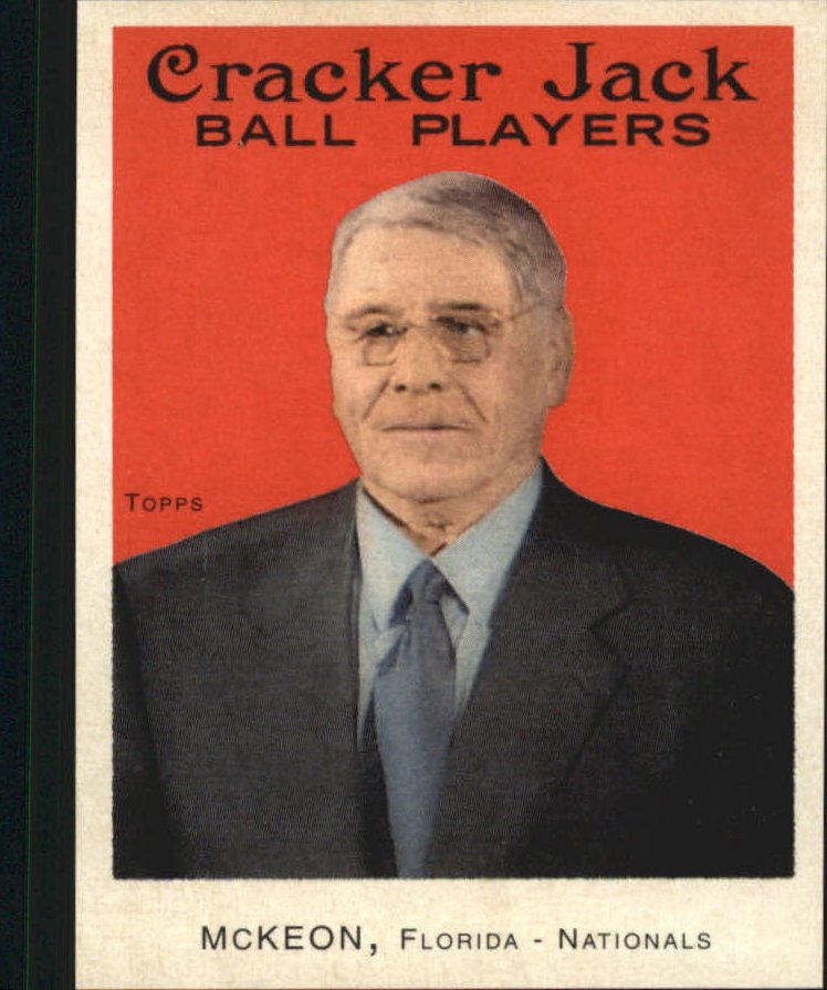 2004 Topps Cracker Jack Mini Stickers 218 Jack McKeon MG