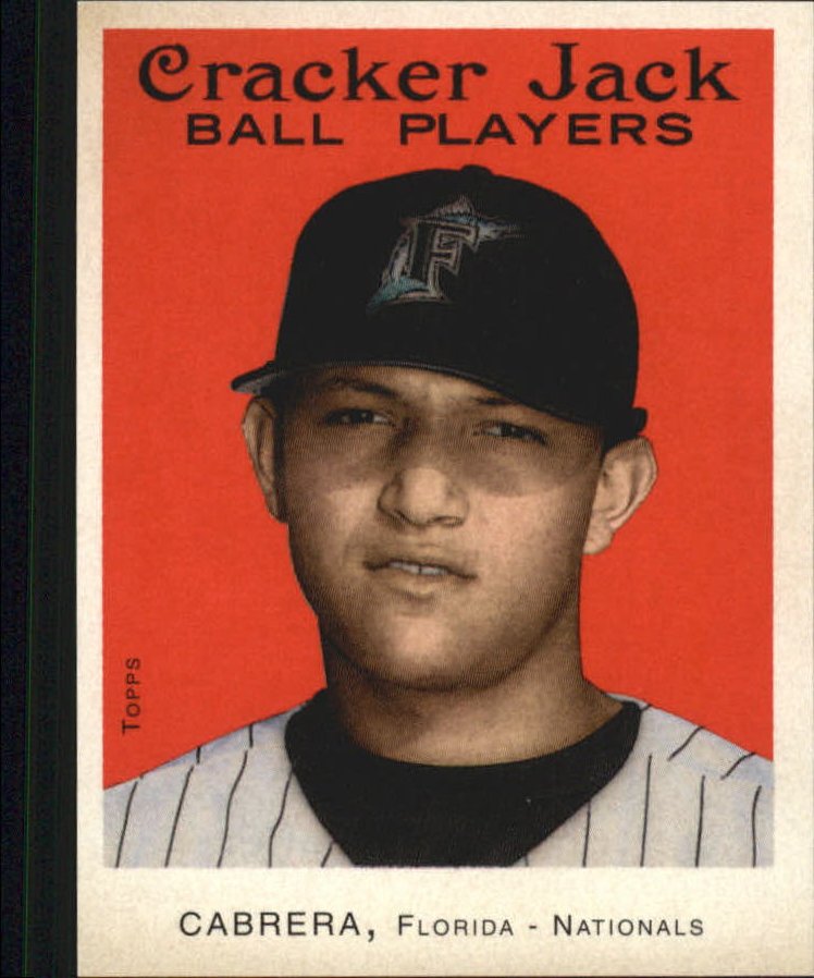 2004 Topps Cracker Jack Mini Stickers 226 Miguel Cabrera SP