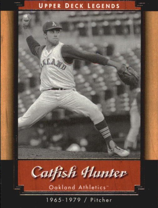 2001 Upper Deck Legends 5 Catfish Hunter