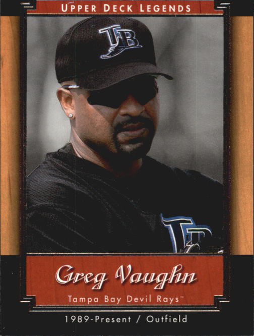 2001 Upper Deck Legends 11 Greg Vaughn