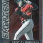2021 Panini Prizm Emergent 12 Kristian Robinson