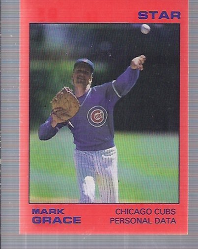1988 Star Grace 8 Mark Grace Personal Data