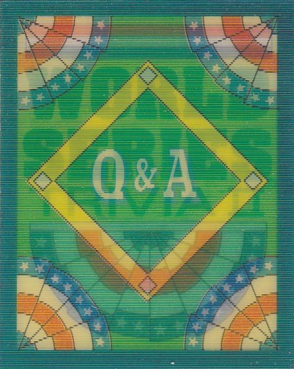 1991 Score World Series Trivia Card 10