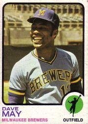 1973 Topps 152 Dave May
