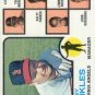 1973 Topps 421B Bobby Winkles MG/Tom Morgan CO/Salty Parker CO/Jimmie Reese CO/John Roseboro CO