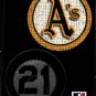 1993 Ted Williams POG Cards 18 Oakland A's 21 (Clemente's number)