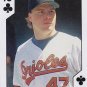 1994 Orioles U.S. Playing Cards 10C Brad Pennington