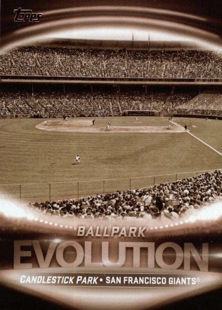 2019 Topps Evolution EO14 Candlestick Park/At&t Park