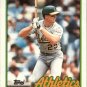 1989 Topps 70 Mark McGwire