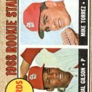1968 Topps #162 Rookie Stars/Hal Gilson RC/Mike Torrez RC