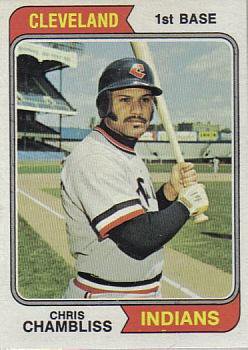 1974 Topps 384 Chris Chambliss