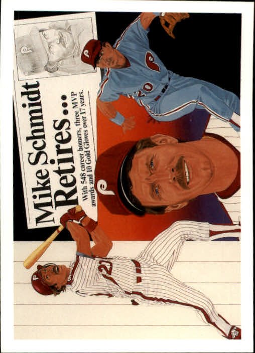 1990 Upper Deck 20 Mike Schmidt Special