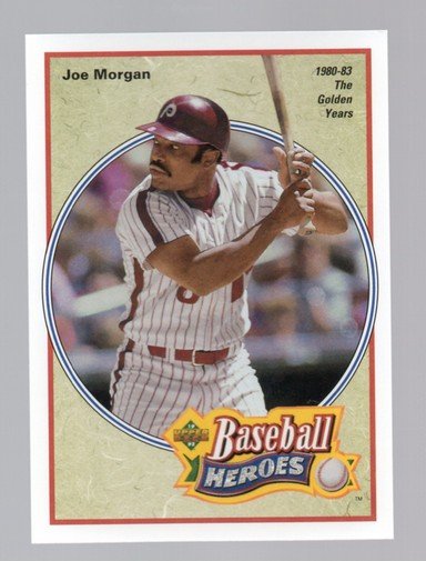 1992 Upper Deck Bench/Morgan Heroes 42 Joe Morgan