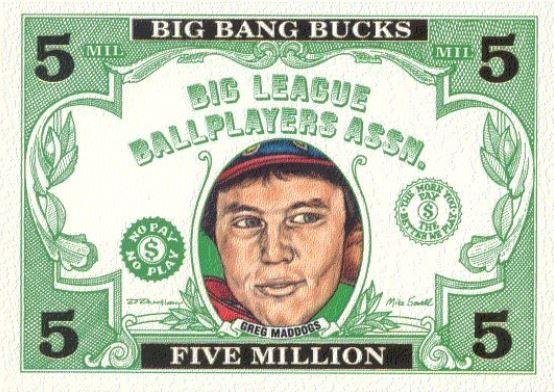 1993 Cardtoons BB10 Greg Maddogs